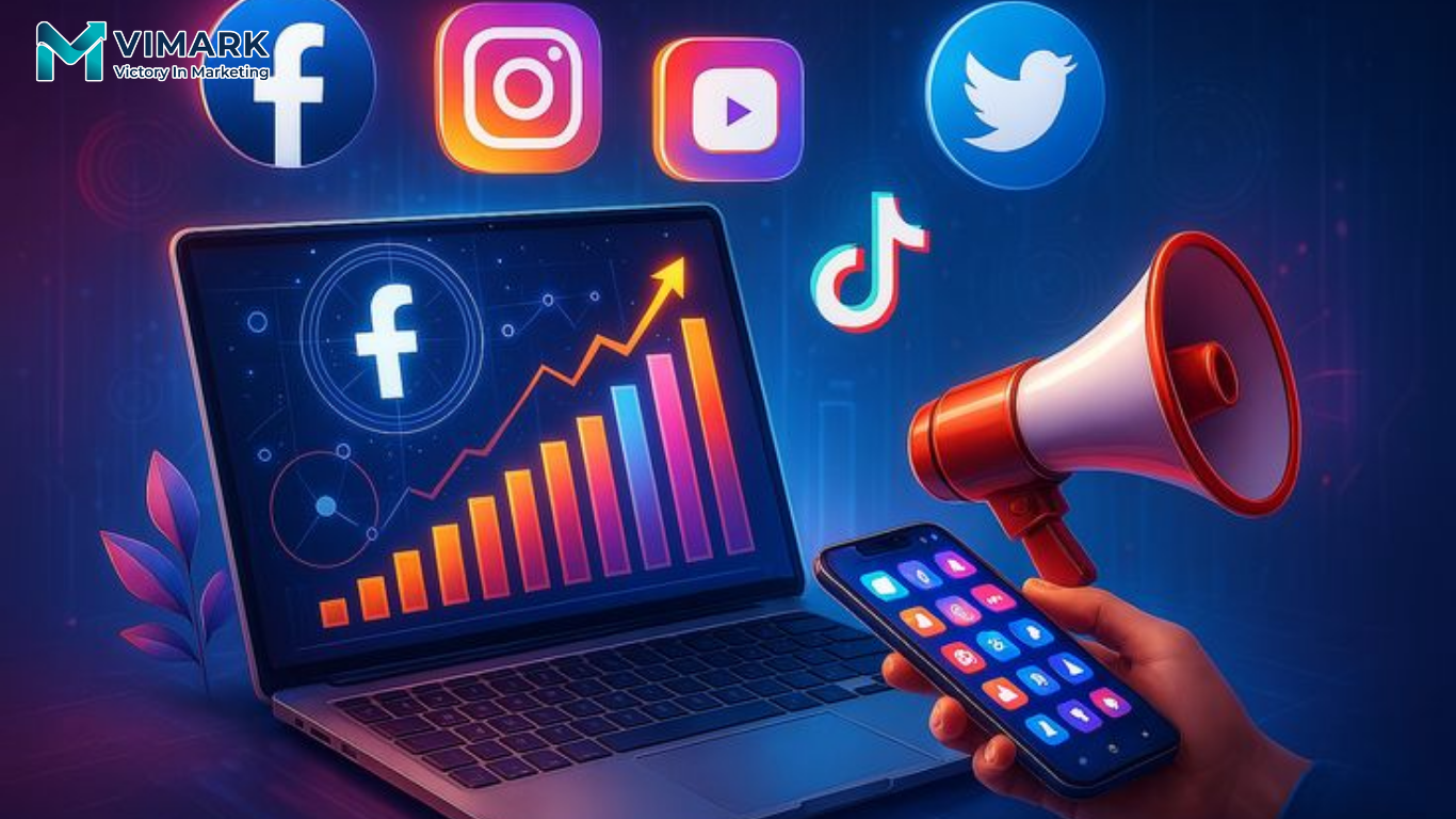 VIMARK – GIẢI PHÁP QUẢNG CÁO ĐA KÊNH KẾT HỢP SEO GIÚP TĂNG TRƯỞNG TOÀN DIỆN